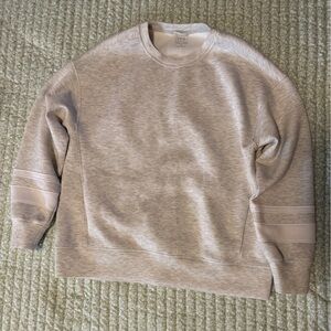 Abercrombie & Fitch Light Gray Crew Neck Sweater